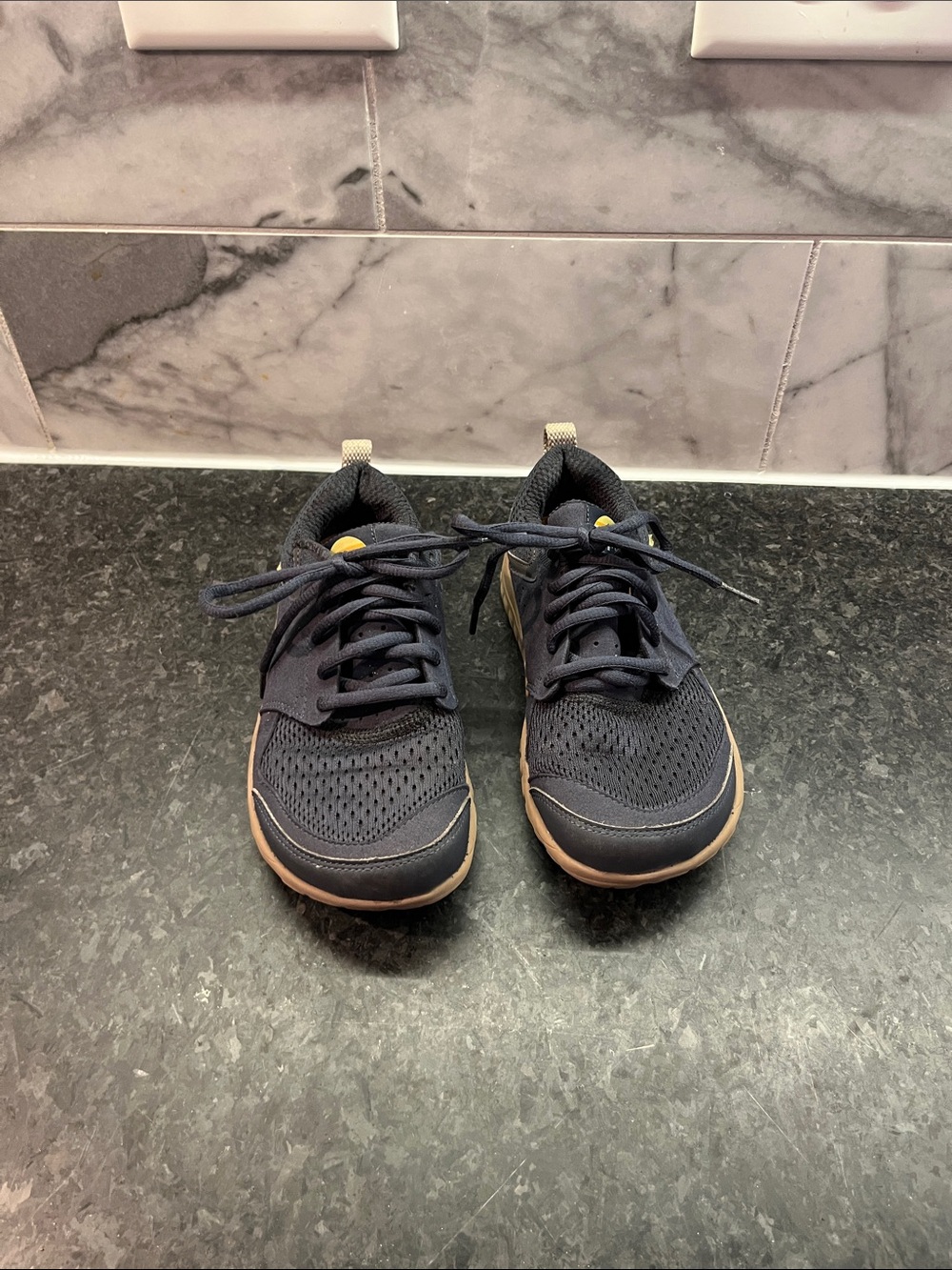 Ladies Navy Blue LEMS Athletic Sneakers